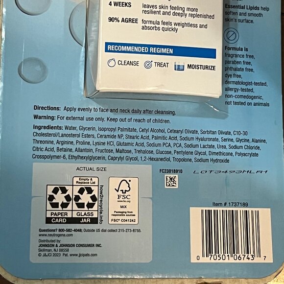 Neutrogena Hydro Boost Water Cream, 1.7 fl oz, 2-pack - Picture 4 of 4